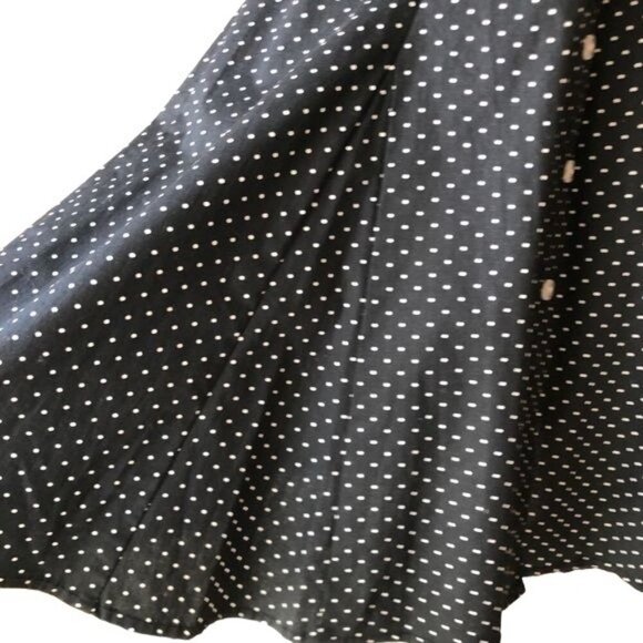 Sequin Hearts Black Retro Polka Dot Dress Sz 3 - Picture 5 of 13
